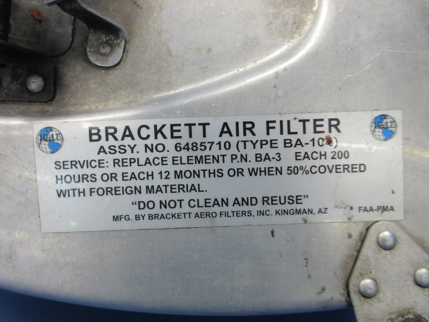 Piper PA-34-200T Air Induction Box Assy RH P/N 37032-04 FOR PARTS (0824-2051)