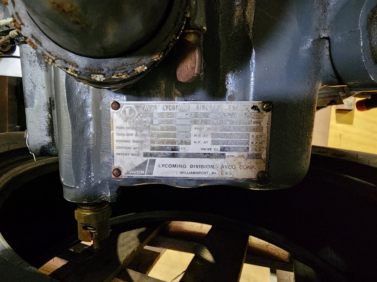 Lycoming O-320-E2A Engine - 1786.74 SMOH - No Prop Strike (0426-97)2
