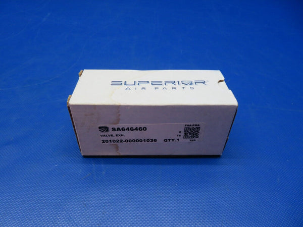Superior Air Parts Exhaust Valve P/N SA646460 NOS (0324-185)