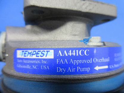 Cessna 337 / P337H Skymaster Tempest Dry Air Pump P/N AA441CC CORE (0824-941)