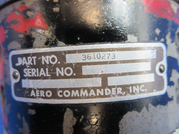 Aero Commander Jack & Heintz Starter 24v P/N 20081-000 TESTED (1024-1390)