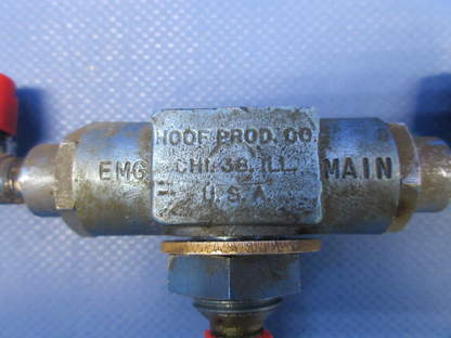 Piper Hoof Prod Emergency Gear Extension Shuttle Valve 492-047 (0624-829)