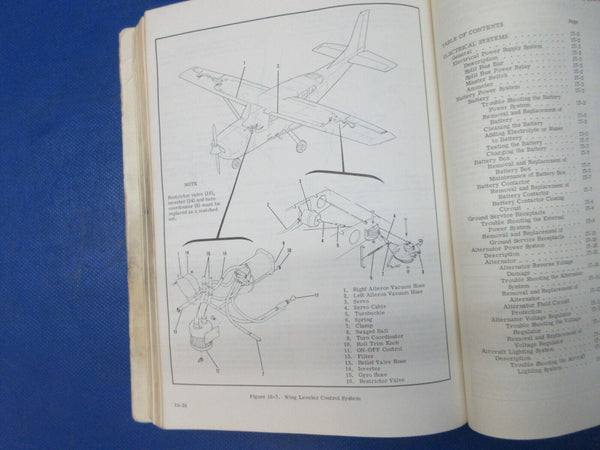 Cessna Skywagon 1969 -1976 Parts Catalog & 1969-1970 Service Manual (1024-1305)