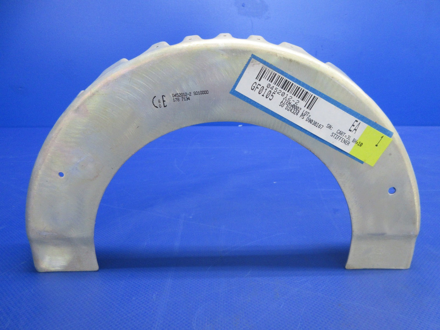 Cessna 150 Nose Cap LWR Stiffener P/N 0452012-2 NOS (0426-730)4