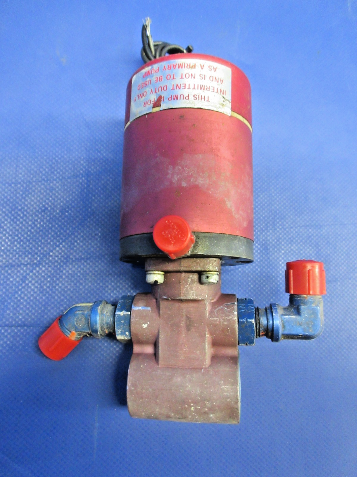 Mooney M20C Dukes Auxiliary Fuel Pump 14V P/N 4140-00-21A TESTED (0926-741)1