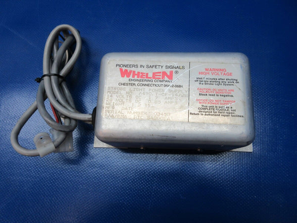 Enstrom 280FX Whelen A490 Strobe Light Power Supply RH 14/28v TESTED (1224-1288)