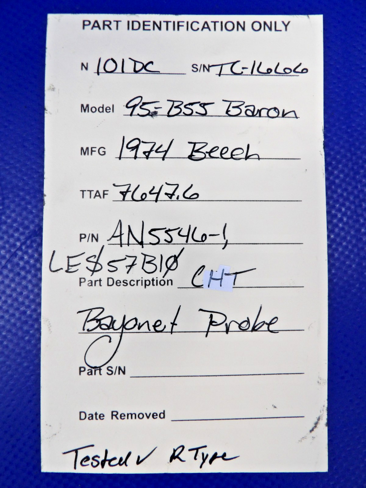 Beech 95-B55 Baron CHT Bayonet Probe P/N AN5546-1 TESTED (0626-1274)9