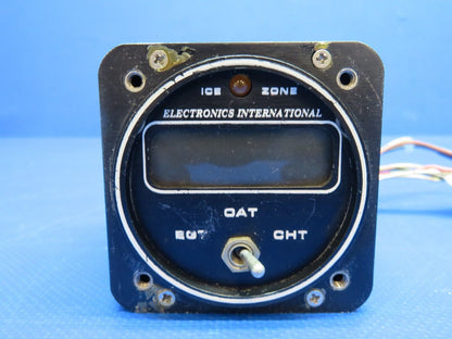 Electronics International OAT/CHT/EGT Indicator P/N EAC-1 WARRANTY (0524-1755)