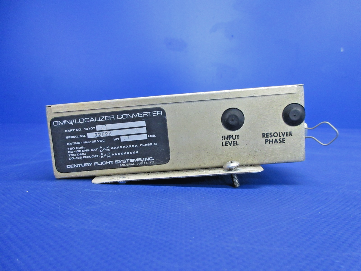 Century Flight Omni Localizer Converter 14/28V P/N 1C707-1 WARRANTY (0926-760)3