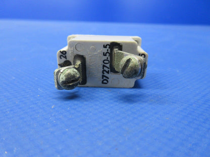 Mooney M20 / M20C Klixon Circuit Breaker P/N D7270-5-5 (1024-1319)