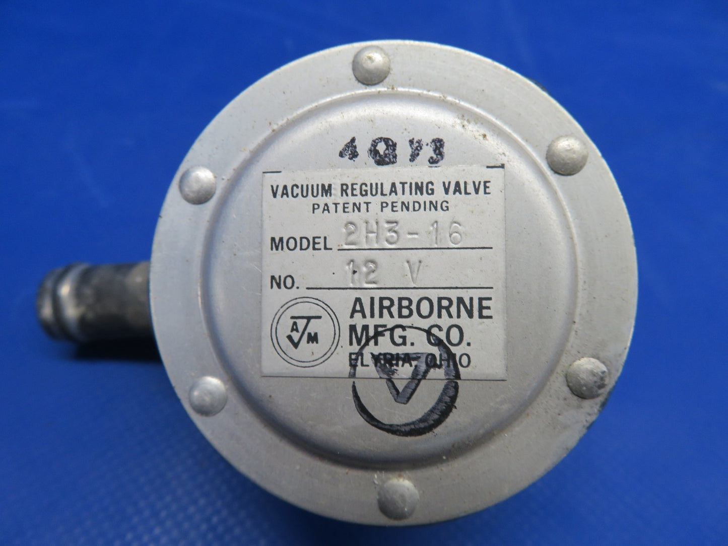 Cessna 172M Airborne 2H3-16 Vacuum Regulating Valve P/N C482001-0401 (0826-404)1