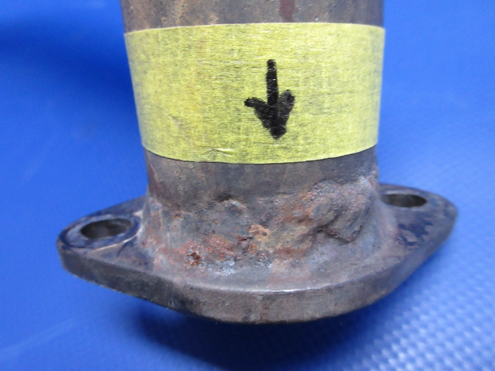 Beech D95A LH Engine #1 & #2 Cylinder Exhaust Tube P/N 95-910001-169 (0326-850)10