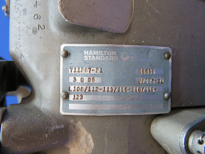 Hamilton Standard JFC25-21 Engine Control Assy P/N 711287-21 (1024-1712)