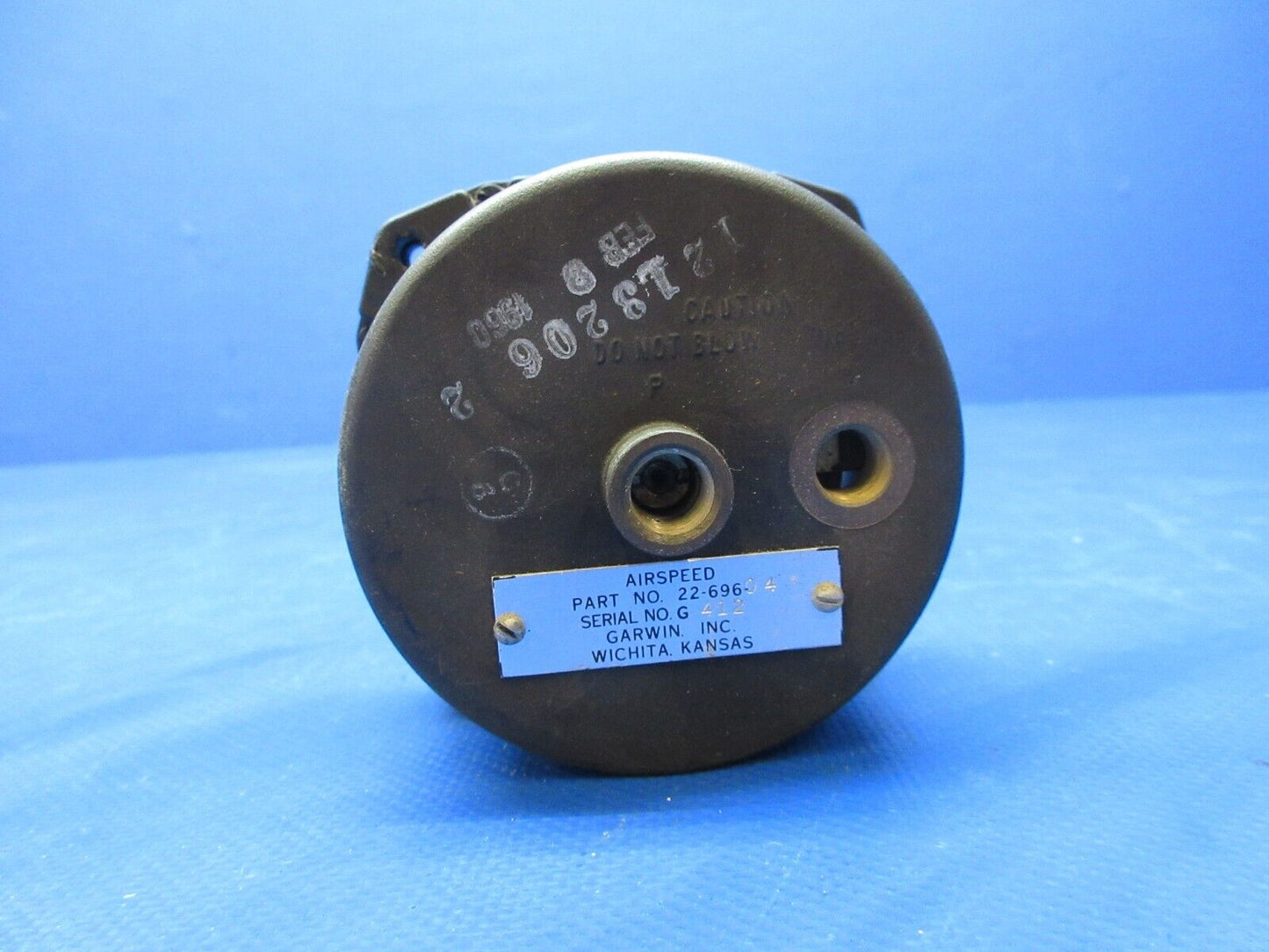 Early Cessna 210 Garwin Airspeed Indicator P/N 22-696-04 WARRANTY (1124-1257)
