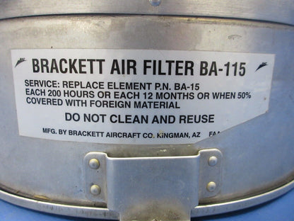Enstrom 280FX Helicopter Brackett Air Filter Container P/N 28-12361-1(1124-2021)