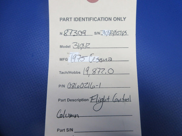 Cessna 310 / 310R Flight Control Column P/N 0860216-1 (1124-2064)