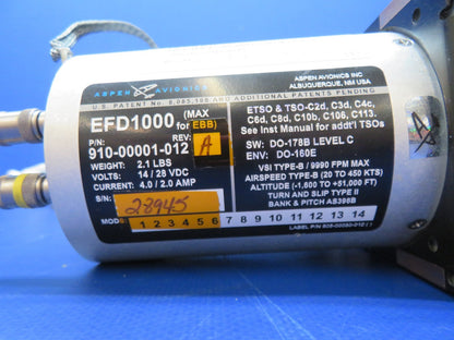 Aspen Avionics EFD1000 Max System 14/28v P/N 910-00001-012 (0926-105)1