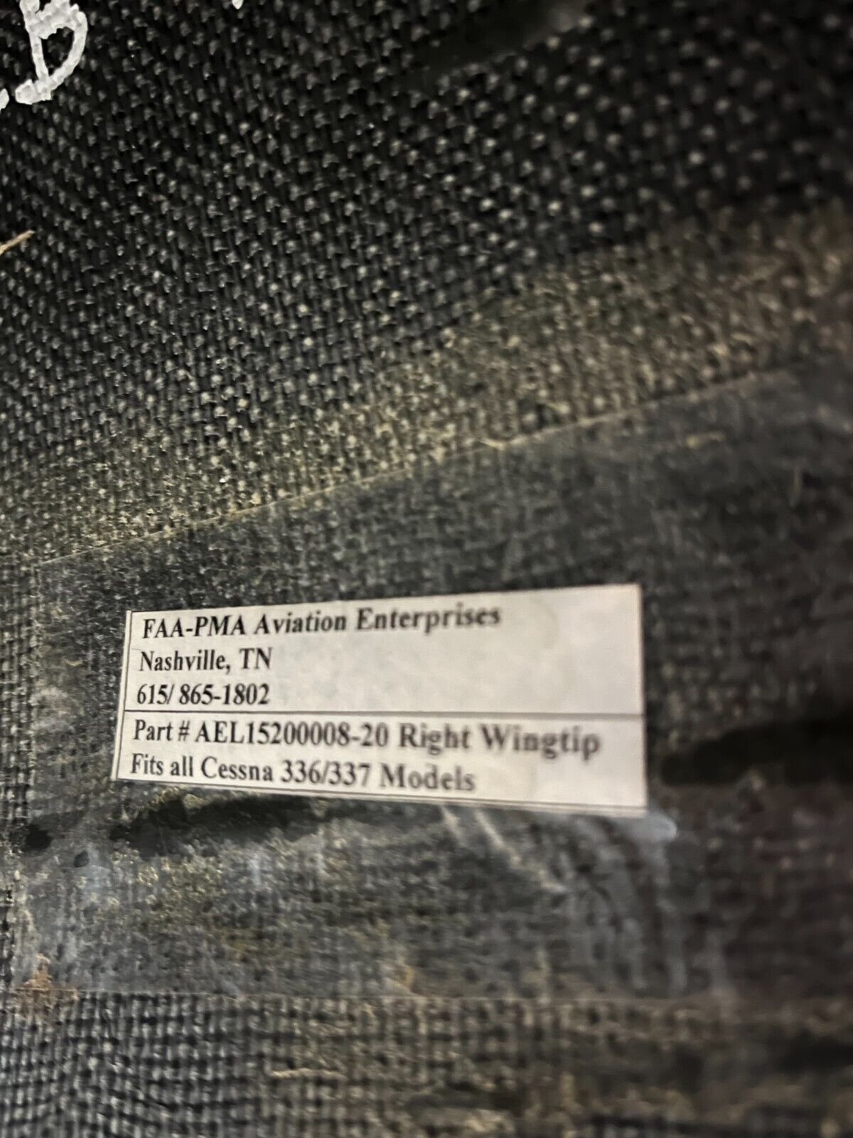 Aviation Enterprises Cessna 336 / 337 Winglet P/N AEL15200008-20 (0724-821)