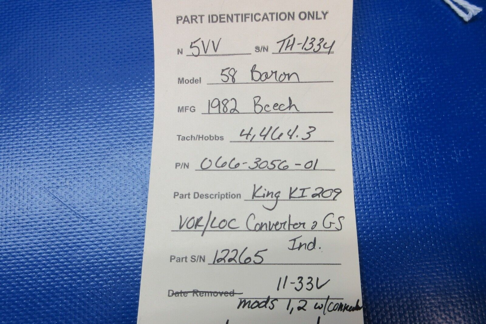 King KI209 VOR/LOC Converter & GS Indicator P/N 066-3056-01 CORE (0125-1464)9