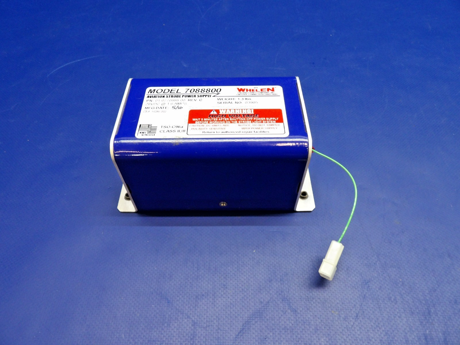 Whelen 7088800 Aviation Strobe Power Supply 28V P/N 14286-002 TESTED (0426-1338)4