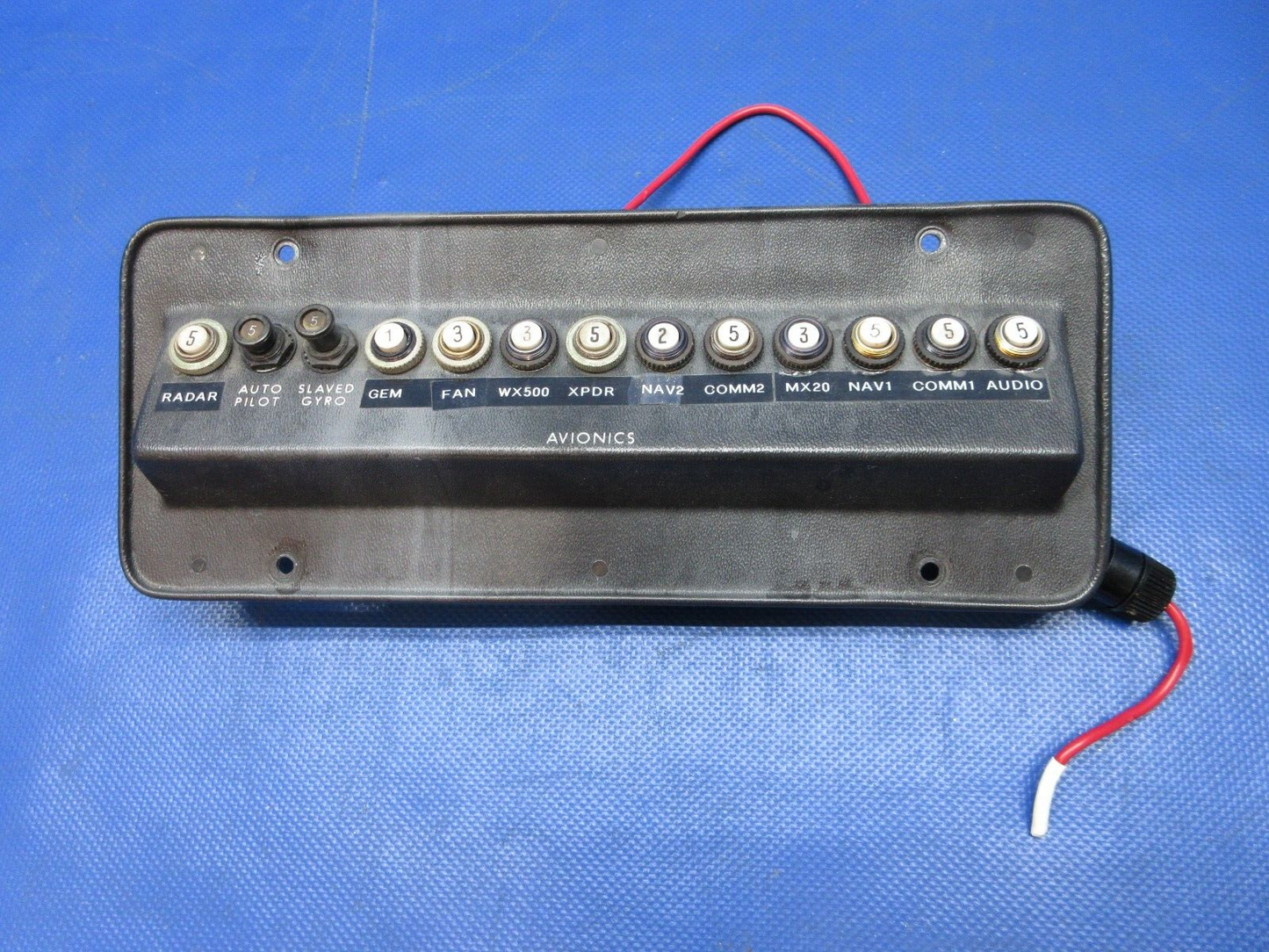 Cessna 337 / P337H RH Circuit Breaker Panel Assy P/N 1570388-1 (0724-1230)