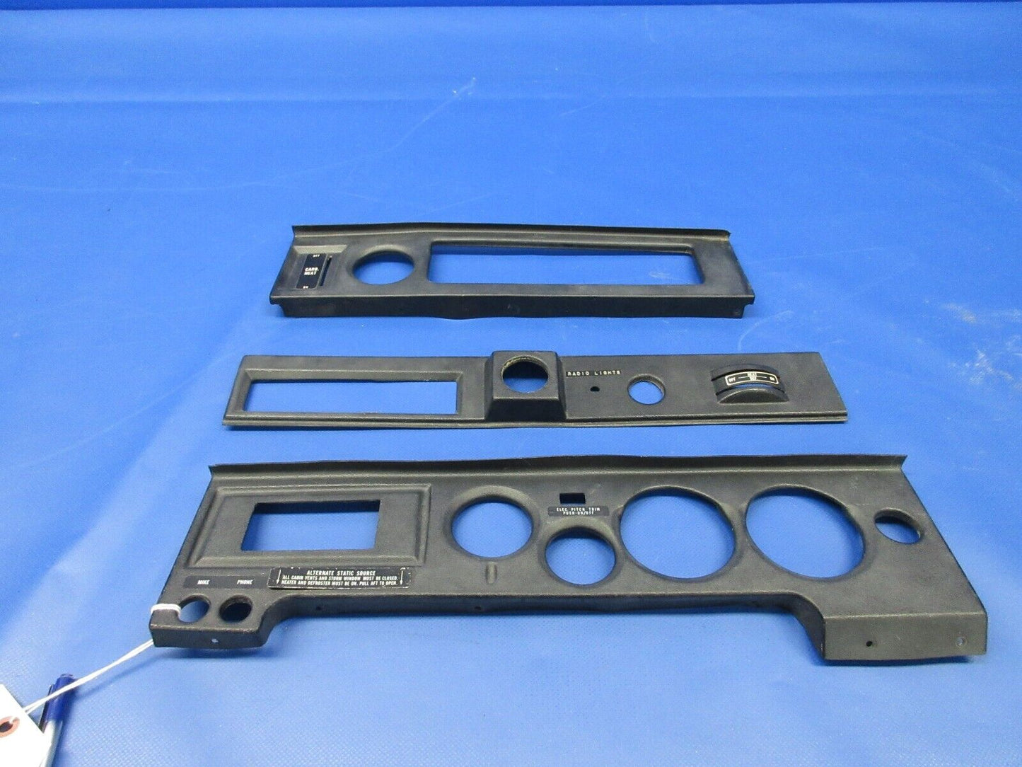 Piper PA28-140 Cherokee Instrument Panel Cover 67229-00, 67229-04 (0324-1332)