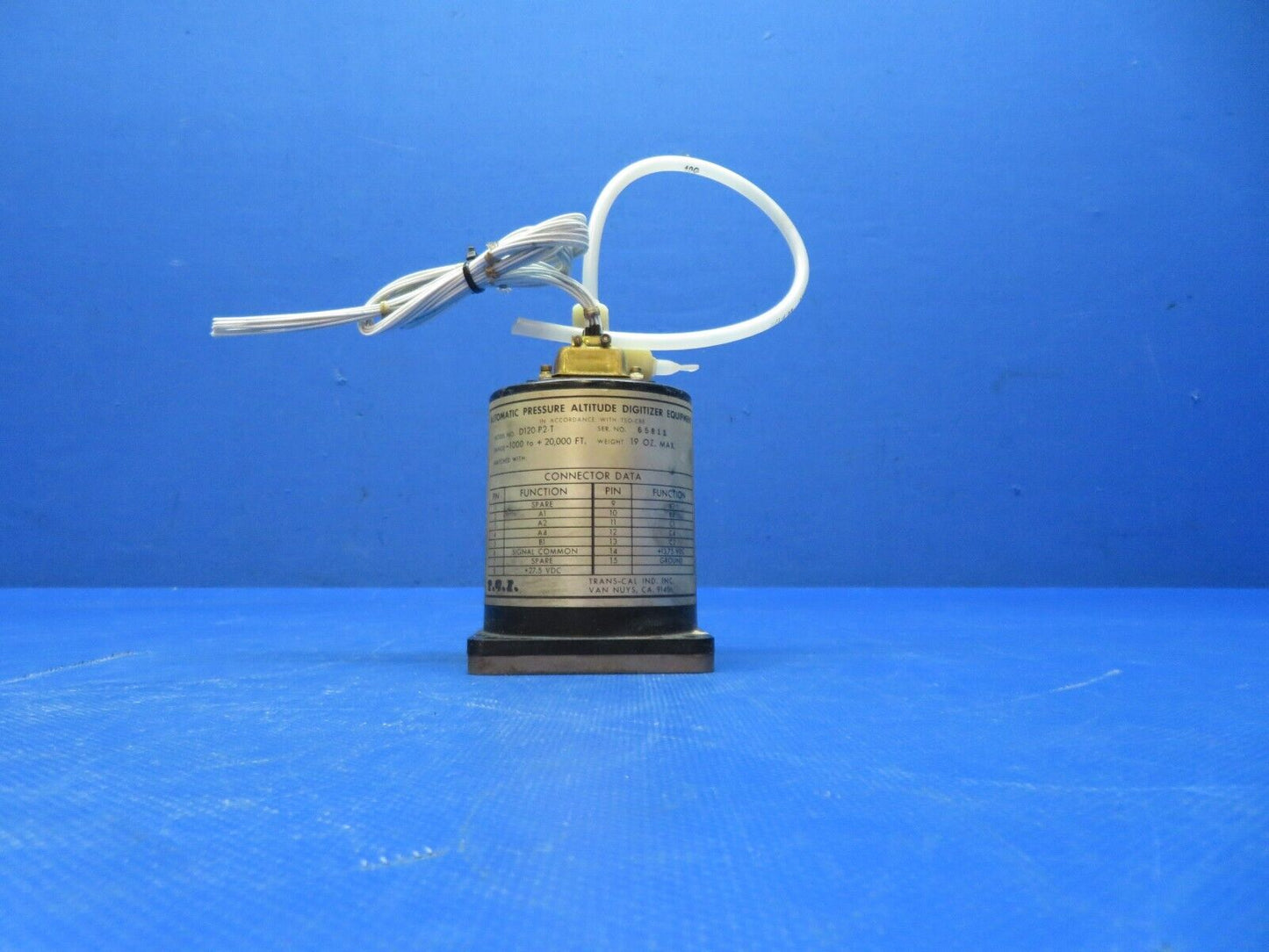 Trans Cal Auto Pressure Altitude Digitizer 14/28v D120-P2-T WARRANTY (0624-177)