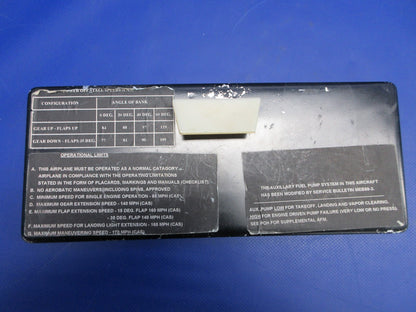 Cessna 310 / 310I Glove Compartment Door P/N 0813470-3 (0326-949)1