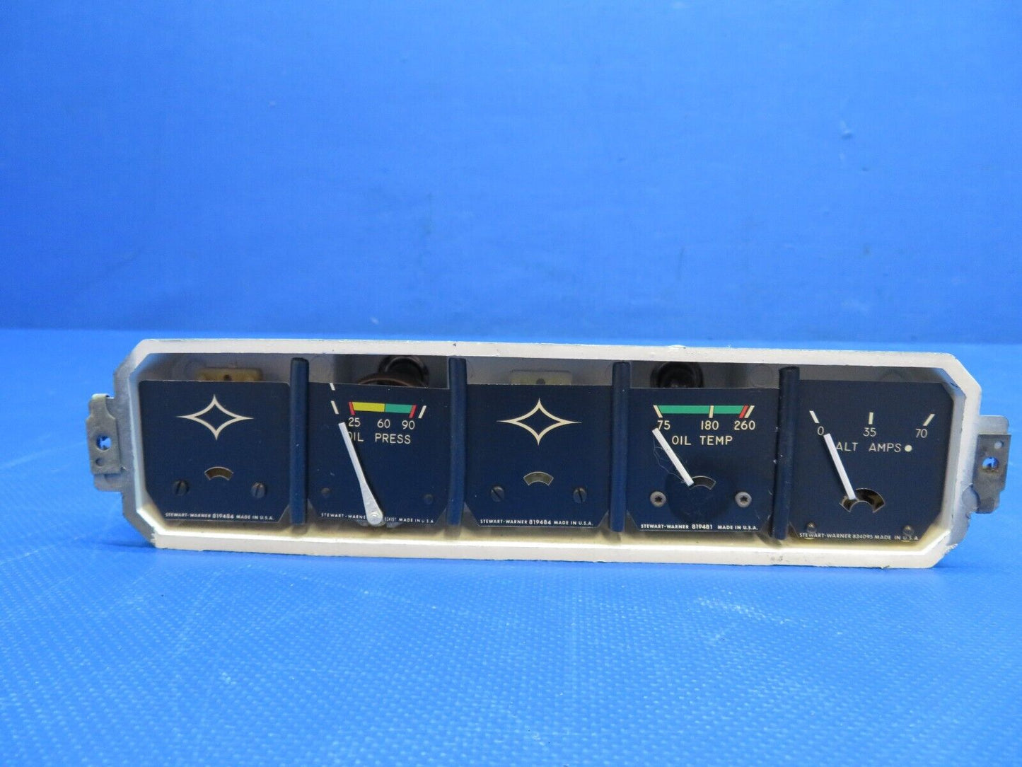 Piper PA-28-181 Stewart Warner Cluster Gauge P/N 436456 WARRANTY (0424-1792)