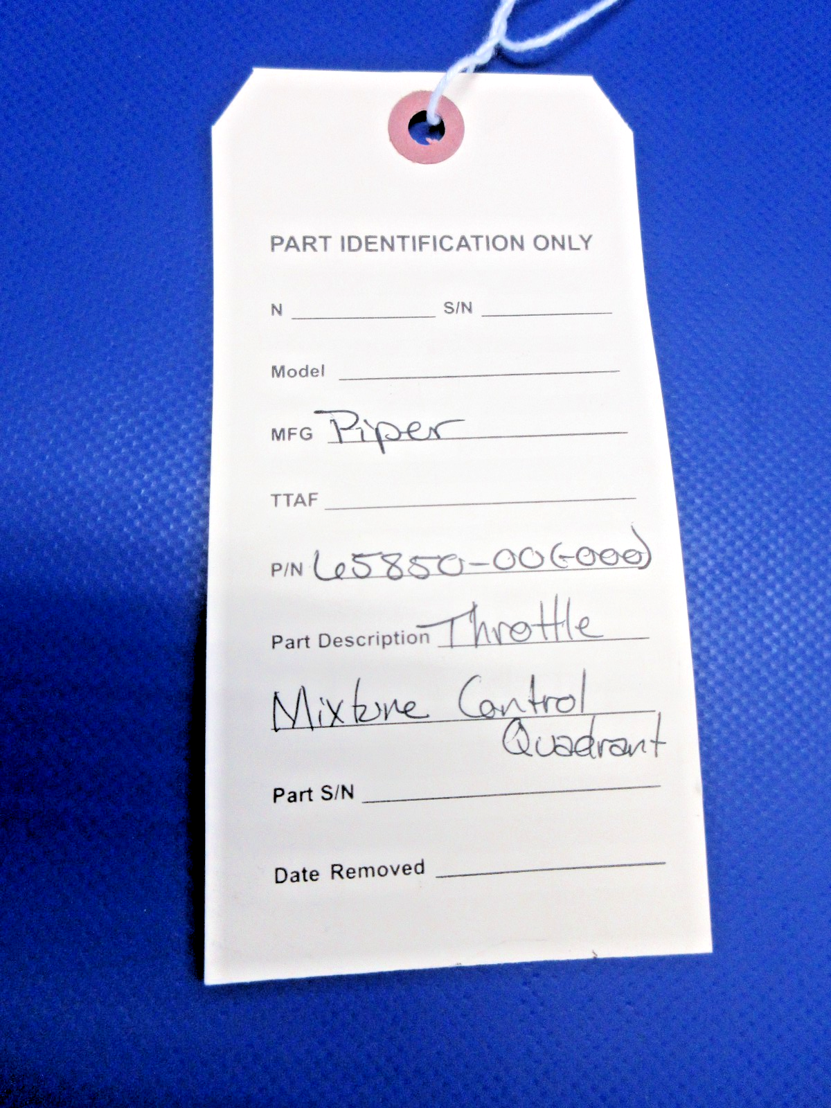 Piper Throttle Mixture Control Quadrant P/N 65850-00 (0426-735)8