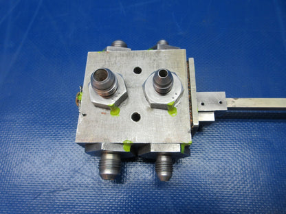 Early Cessna 210 Fuel Selector Valve w/ Shaft P/N 1216001-1 REBUILT (0325-1362)4