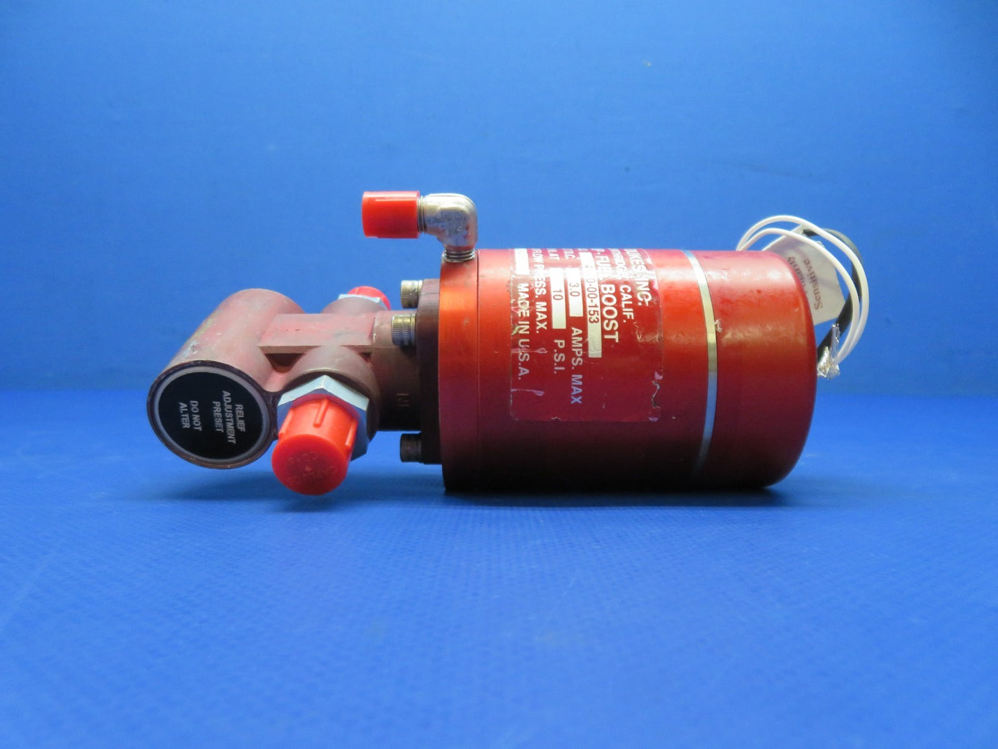 Cessna 421 Dukes Fuel Boost Pump 28v P/N 4140-00-153 TESTED (0326-164)3