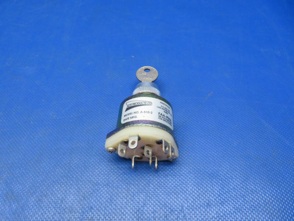 Bellanca 17-31A ACS Products Ignition Switch w/ Key P/N A-510-2 (1024-179)