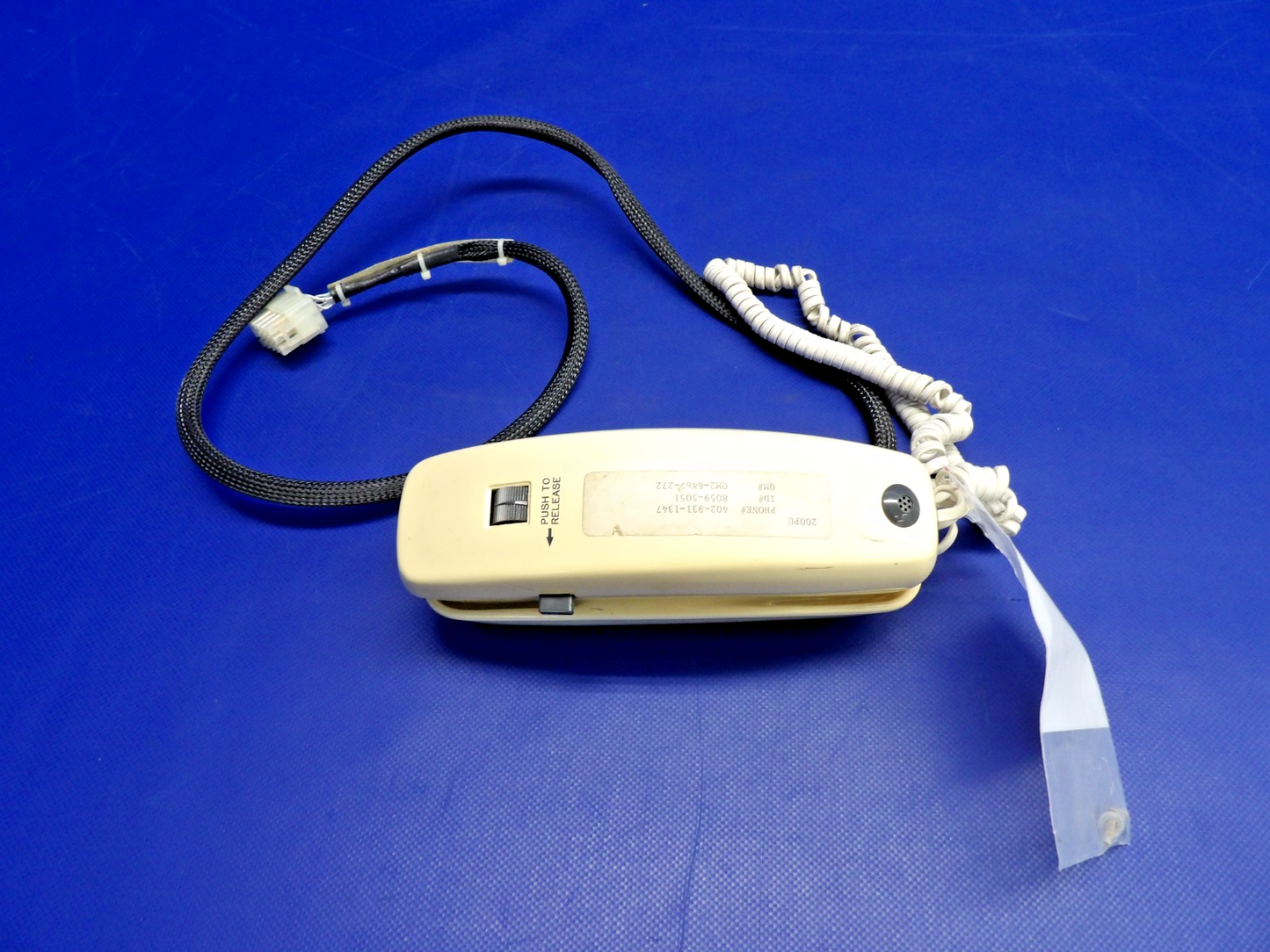 Global Wulfsberg Flitefone VI Cabin Phone Unit & Base 400-0123-112 (0426-12562