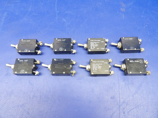 Wood / Potter & Brumfield Circuit Breakers 112-507-101 LOT OF 8 (0526-1331)0