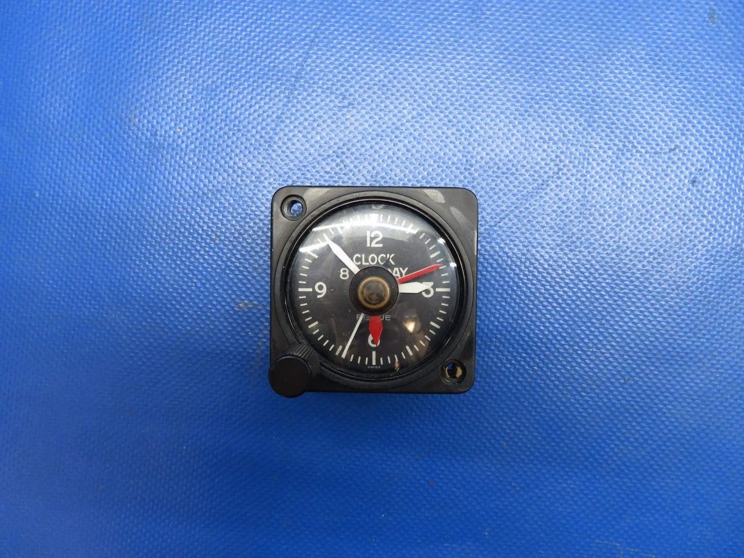 Bellanca 17-31A Revue Wind-Up 8 Day Clock TESTED (0824-1735)