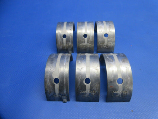 Continental TSIO-360-C Crankshaft Main Bearing 642337M010 LOT OF 6 (0824-825)