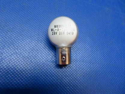 Glar-Ban 24 Volt Nav. Light Assy LH & RH w/ Lens 5105-G2-8B TESTED (1024-110)