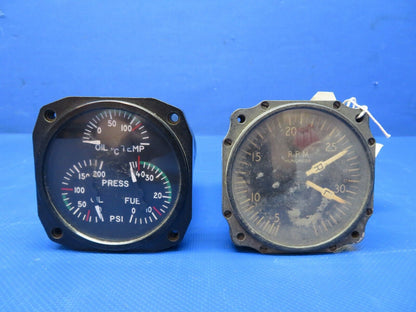 Aircraft / Aviation Instruments MAN CAVE / DECORATION LOT OF 8 (0324-1306)