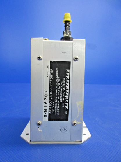 Narco AR-850 Altitude Reporter P/N 599-012 WARRANTY (0426-797)5