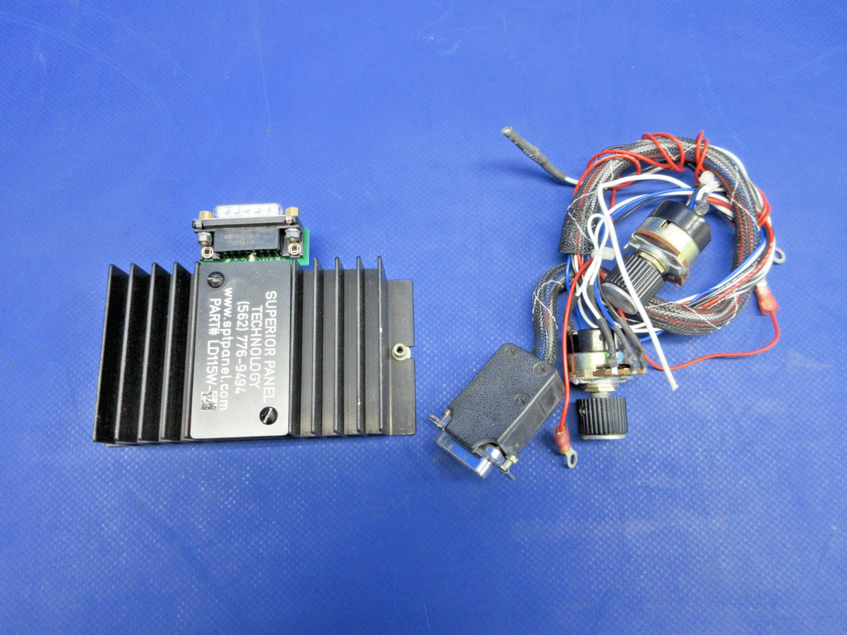 Superior Panel Solid State Dimmer w/ Switches P/N LD115W-2 WARRANTY (0926-738)1