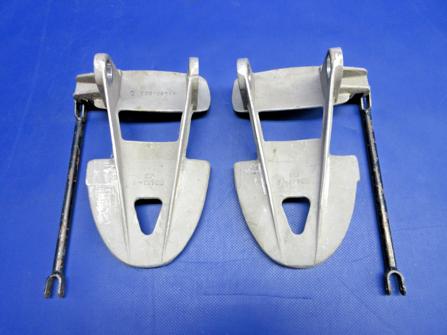 Piper PA-36 Toe Brake Rudder Pedal LH & RH P/N 63480-00 & -000 (0426-766)2