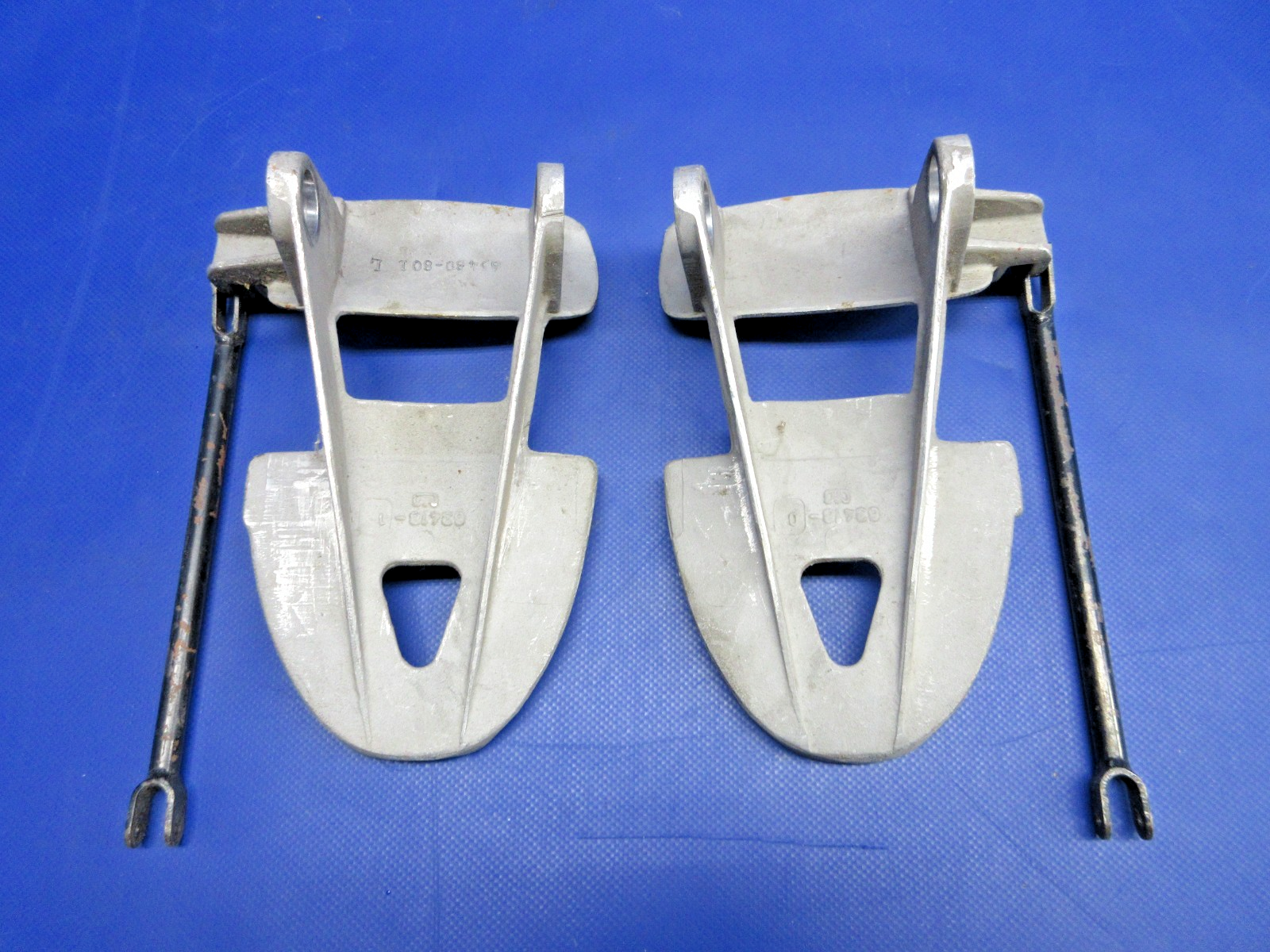 Piper PA-36 Toe Brake Rudder Pedal LH & RH P/N 63480-00 & -000 (0426-766)2