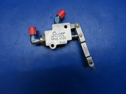 Piper Scott 4200 Parking Brake Valve P/N 4200-DA1 REBUILT (0624-1800)