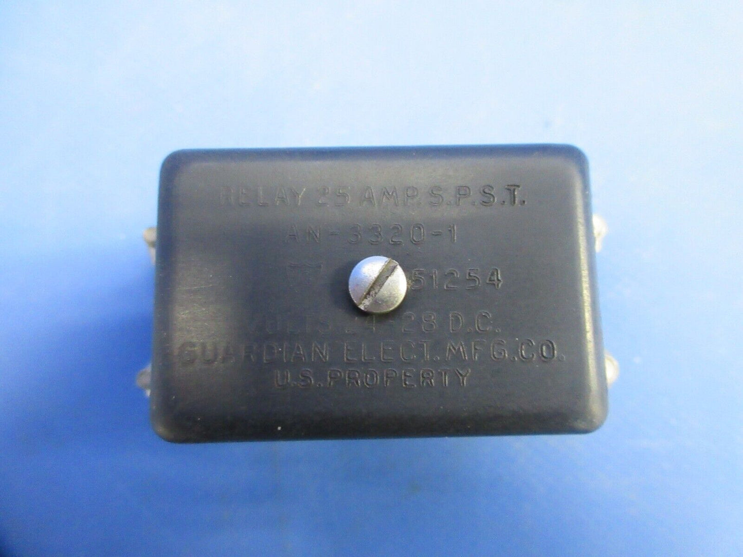 Bell 47J-2 Helicopter Guardian Electric Relay 28V P/N AN3320-1 (1124-863)