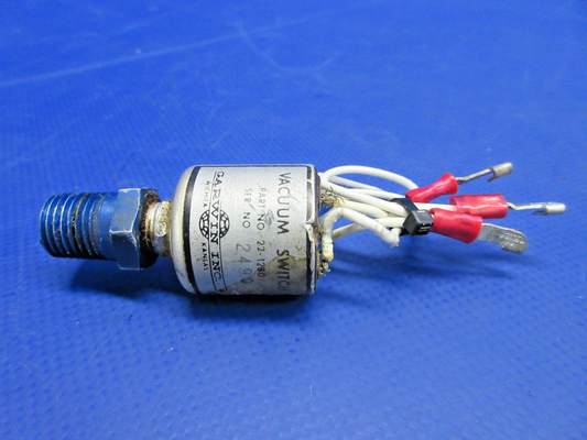 Mooney M20E Garwin Vacuum Switch P/N 22-1280 TESTED (0626-750)0
