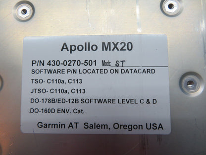 Apollo Multifunctional Display w/ Manual & Rack 430-0270-501 WARRANTY (0724-220)