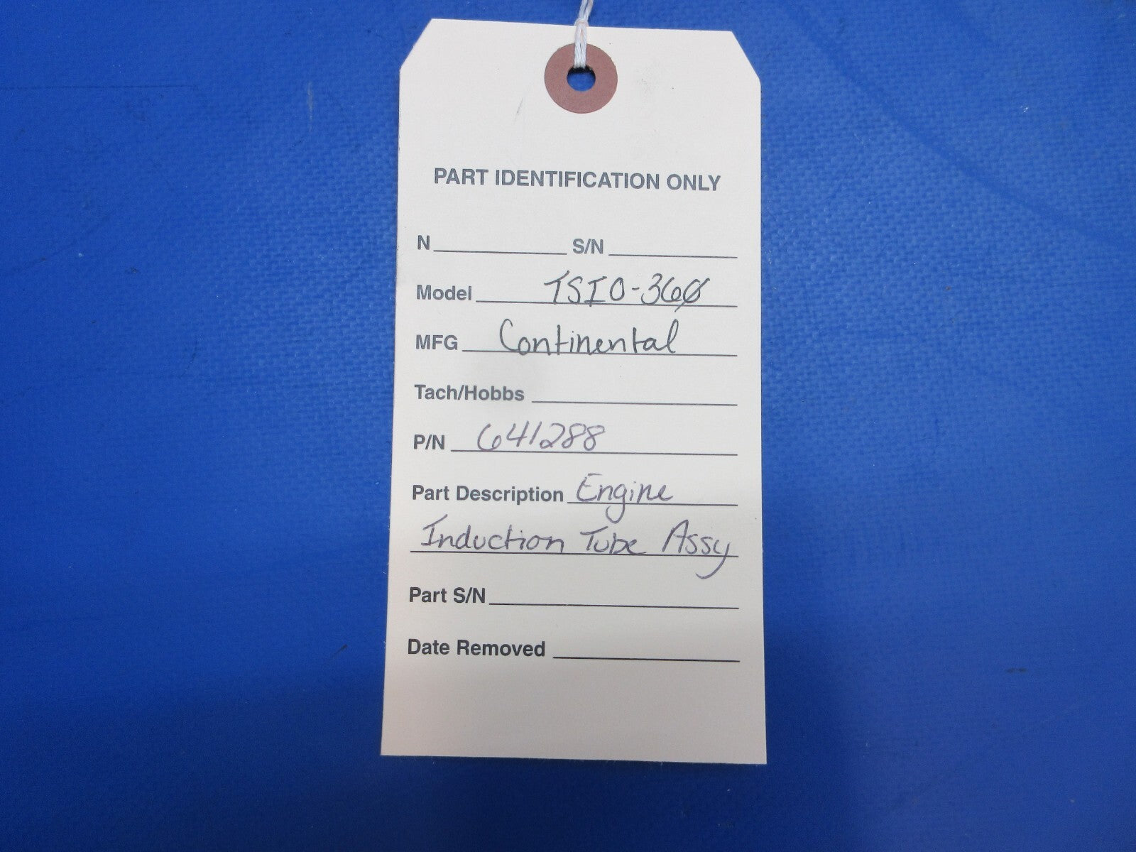 Continental TSIO-360 Engine Induction Tube Assy P/N 641288 (0623-221)8