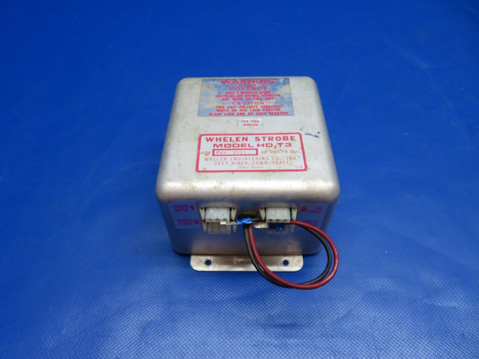 Bellanca 17-30A Viking Whelen Strobe Light Power Supply 14v HD TESTED (0624-109)