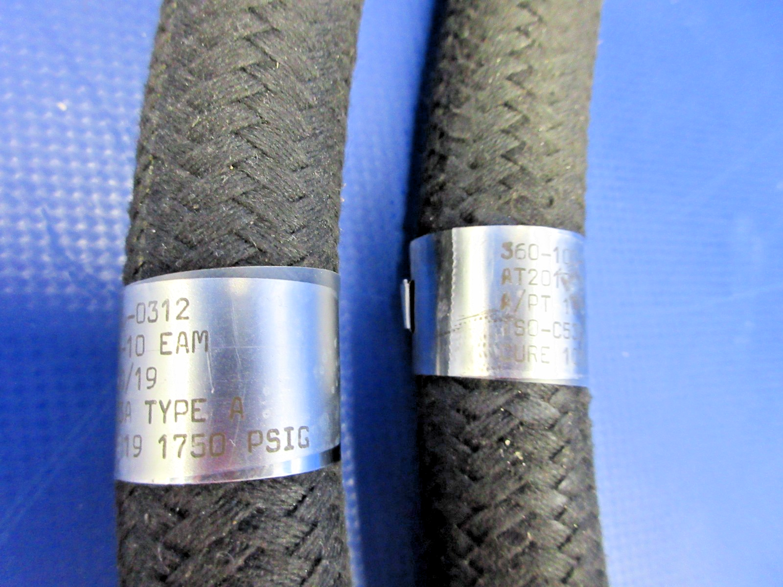 Beech D95A Travel Air Oil Lines LOT P/N 360-10D-0222 (0326-734)4